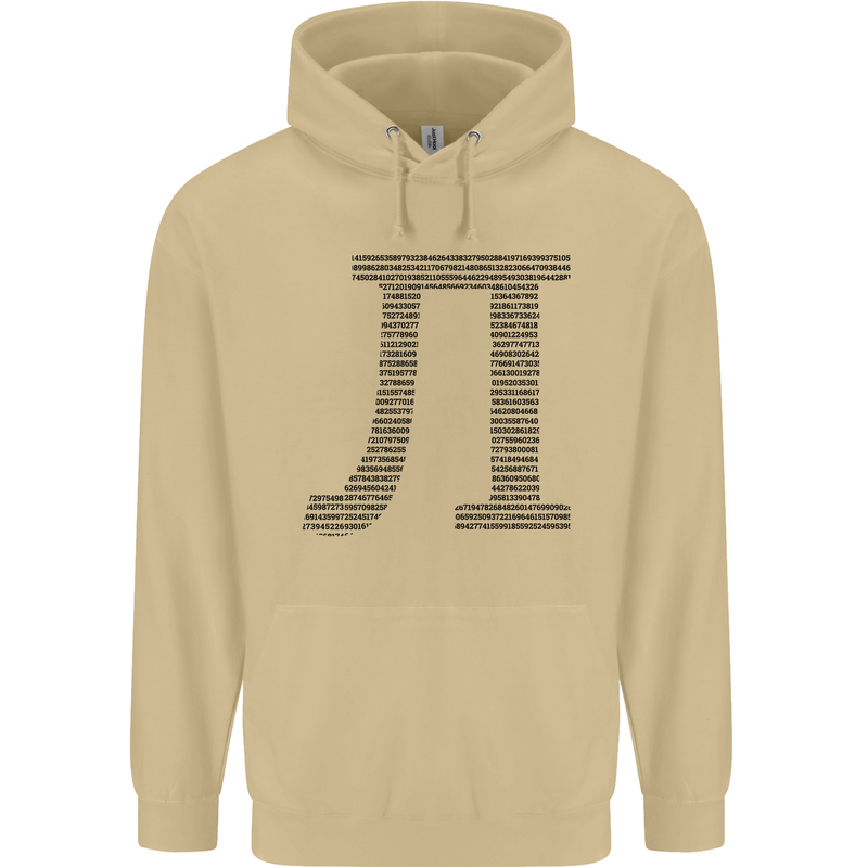 A Violin Cello Mens 80% Cotton Hoodie Sand