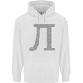 A Violin Cello Mens 80% Cotton Hoodie White