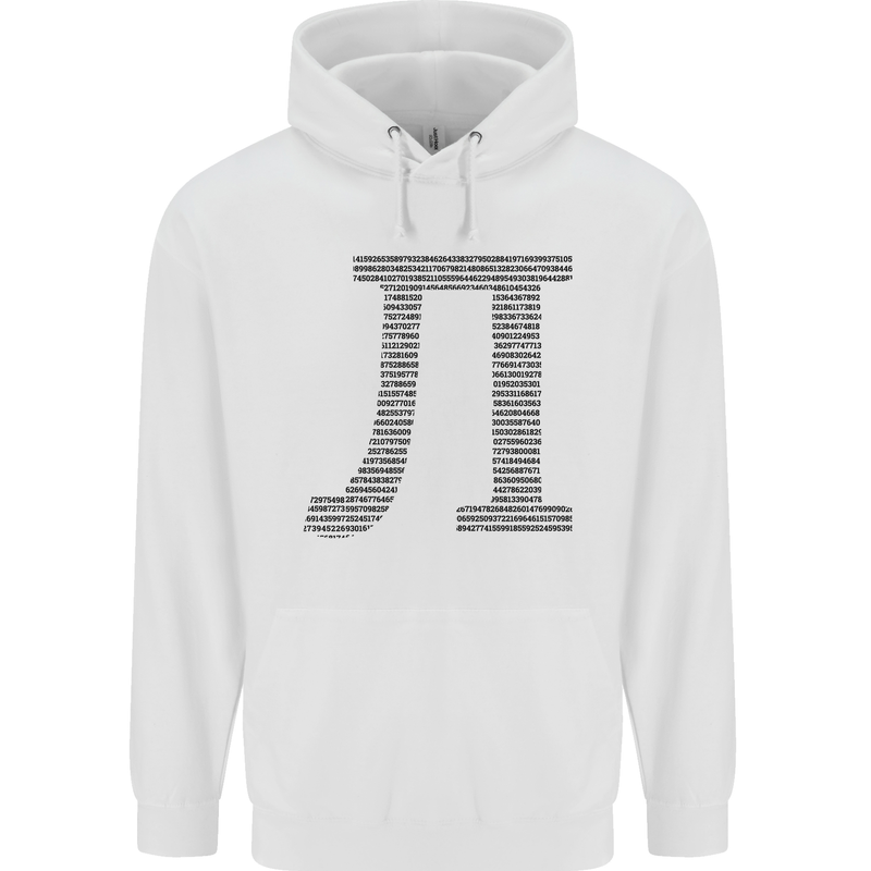 A Violin Cello Mens 80% Cotton Hoodie White