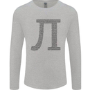 A Violin Cello Mens Long Sleeve T-Shirt Sports Grey