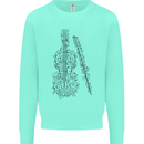 A Violin Cello Mens Sweatshirt Jumper Peppermint