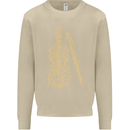 A Violin Cello Mens Sweatshirt Jumper Sand