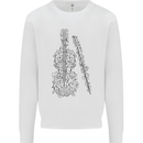 A Violin Cello Mens Sweatshirt Jumper White