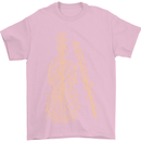 A Violin Cello Mens T-Shirt 100% Cotton Light Pink