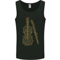 A Violin Cello Mens Vest Tank Top Black
