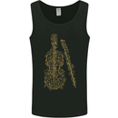 A Violin Cello Mens Vest Tank Top Black