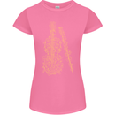 A Violin Cello Womens Petite Cut T-Shirt Azalea