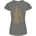 A Violin Cello Womens Petite Cut T-Shirt Charcoal
