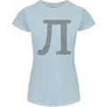 A Violin Cello Womens Petite Cut T-Shirt Light Blue
