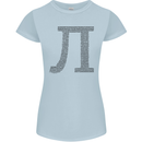 A Violin Cello Womens Petite Cut T-Shirt Light Blue