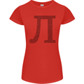 A Violin Cello Womens Petite Cut T-Shirt Red