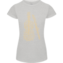 A Violin Cello Womens Petite Cut T-Shirt Sports Grey