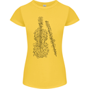A Violin Cello Womens Petite Cut T-Shirt Yellow