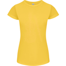 A Violin Cello Womens Petite Cut T-Shirt Yellow