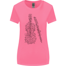 A Violin Cello Womens Wider Cut T-Shirt Azalea