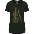 A Violin Cello Womens Wider Cut T-Shirt Black