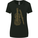 A Violin Cello Womens Wider Cut T-Shirt Black