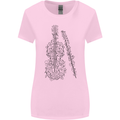 A Violin Cello Womens Wider Cut T-Shirt Light Pink