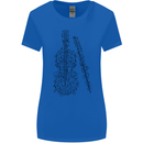 A Violin Cello Womens Wider Cut T-Shirt Royal Blue