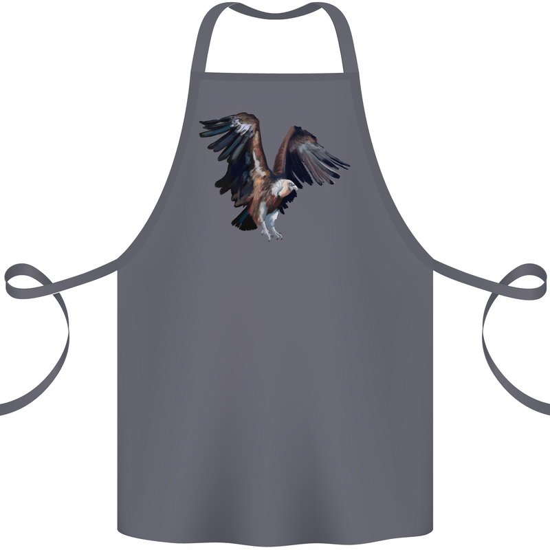 A Vulture Illustration Birds of Prey Cotton Apron 100% Organic Steel