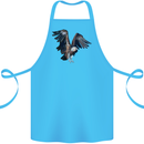 A Vulture Illustration Birds of Prey Cotton Apron 100% Organic Turquoise