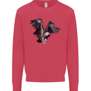 A Vulture Illustration Birds of Prey Kids Sweatshirt Jumper Heliconia