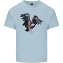 A Vulture Illustration Birds of Prey Kids T-Shirt Childrens Light Blue