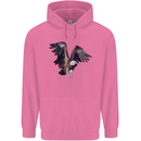 A Vulture Illustration Birds of Prey Mens 80% Cotton Hoodie Azelea