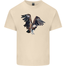 A Vulture Illustration Birds of Prey Mens Cotton T-Shirt Tee Top Natural