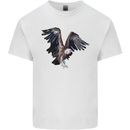 A Vulture Illustration Birds of Prey Mens Cotton T-Shirt Tee Top White