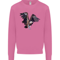 A Vulture Illustration Birds of Prey Mens Sweatshirt Jumper Azalea