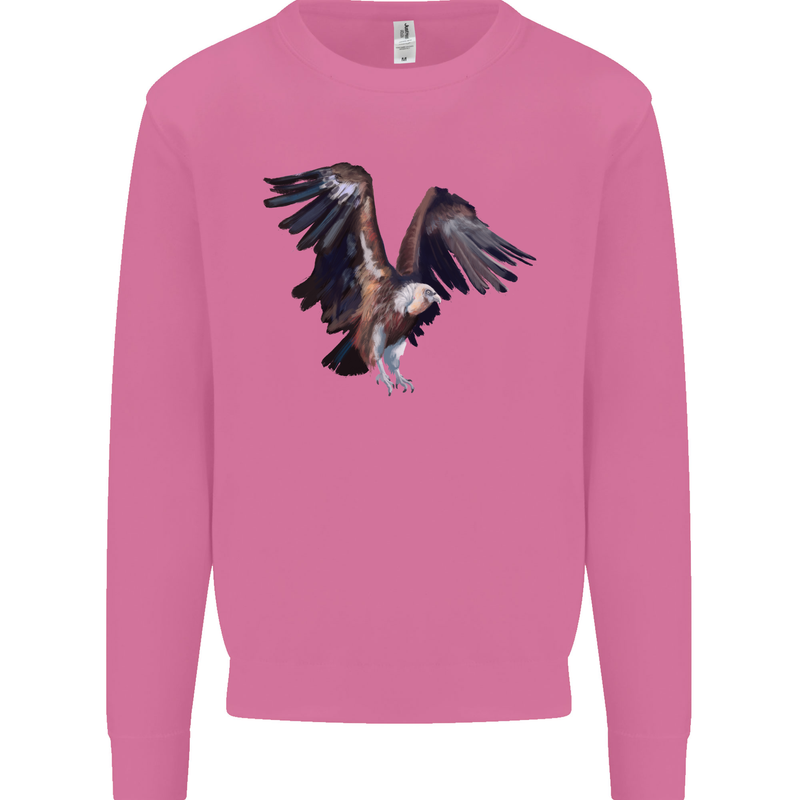 A Vulture Illustration Birds of Prey Mens Sweatshirt Jumper Azalea