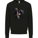A Vulture Illustration Birds of Prey Mens Sweatshirt Jumper Black