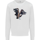A Vulture Illustration Birds of Prey Mens Sweatshirt Jumper White