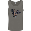 A Vulture Illustration Birds of Prey Mens Vest Tank Top Charcoal
