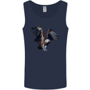A Vulture Illustration Birds of Prey Mens Vest Tank Top Navy Blue