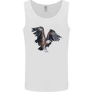 A Vulture Illustration Birds of Prey Mens Vest Tank Top White