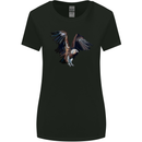 A Vulture Illustration Birds of Prey Womens Wider Cut T-Shirt Black