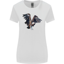 A Vulture Illustration Birds of Prey Womens Wider Cut T-Shirt White