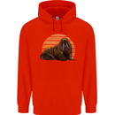 A Walrus Painting Childrens Kids Hoodie Bright Red