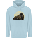 A Walrus Painting Childrens Kids Hoodie Light Blue