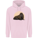 A Walrus Painting Childrens Kids Hoodie Light Pink