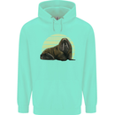 A Walrus Painting Childrens Kids Hoodie Peppermint