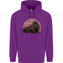 A Walrus Painting Childrens Kids Hoodie Purple