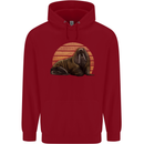 A Walrus Painting Childrens Kids Hoodie Red