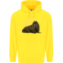 A Walrus Painting Childrens Kids Hoodie Yellow