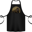 A Walrus Painting Cotton Apron 100% Organic Black