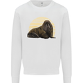 A Walrus Painting Kids Sweatshirt Jumper White