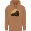 A Walrus Painting Mens 80% Cotton Hoodie Caramel Latte