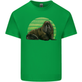 A Walrus Painting Mens Cotton T-Shirt Tee Top Irish Green